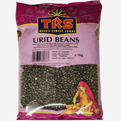 Urid Whole 1kg (Urad) Black - TRS